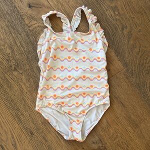 ⚡️Zara Kids Swimwear with Orange and Yellow Waves
